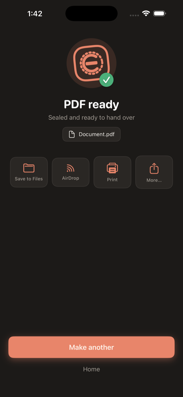 Cachera — iMessage extension